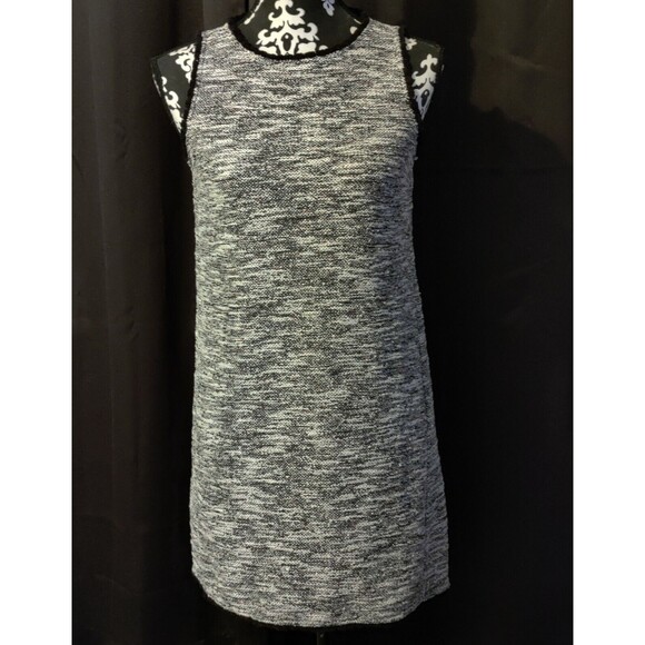 Loft Outlet Petite Sleeveless Swing Tank Dress Zipped Gray Size XSP - Picture 2 of 10